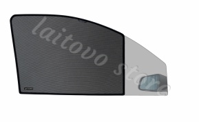 Автошторки Chiko на передние двери, укороченные под улучшенный обзор боковых зеркал для Skoda Octavia A7 (2013-2020)