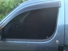 Автошторки Трокот на передние двери, укороченные под улучшенный обзор боковых зеркал для Peugeot Partner 1 (1997-2012) Компактвэн