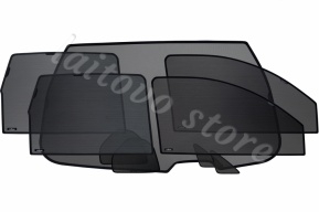 Полный комплект автошторок Laitovo из 5-и элементов для Nissan Skyline 12 (V36) (2006-наст.время) Седан