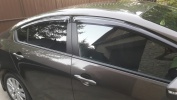 Автошторки Трокот на передние двери, укороченные под улучшенный обзор боковых зеркал для Kia Forte / Cerato 3 (2013-наст.время)